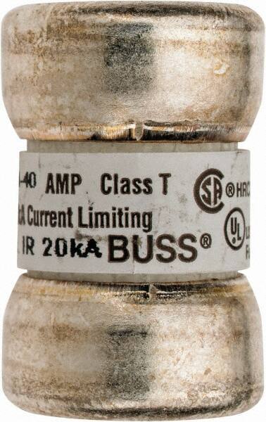 Cooper Bussmann - 160 VDC, 300 VAC, 40 Amp, Fast-Acting General Purpose Fuse - 7/8" OAL, 20 at DC, 200 at AC (RMS) kA Rating, 9/16" Diam - Exact Tool & Supply