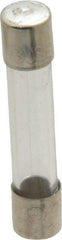 Cooper Bussmann - 250 VAC, 32 VDC, 0.1 Amp, Fast-Acting Miniature Glass Fuse - 1-1/4" OAL, 10 at 125 V kA Rating, 1/4" Diam - Exact Tool & Supply