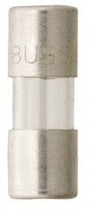 Cooper Bussmann - 250 VAC, 32 VDC, 0.5 Amp, Fast-Acting Miniature Glass Fuse - 15mm OAL, 10 at 125 V kA Rating, 5mm Diam - Exact Tool & Supply
