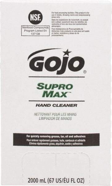 GOJO - 2 L Dispenser Refill Liquid Hand Cleaner - Beige - Exact Tool & Supply