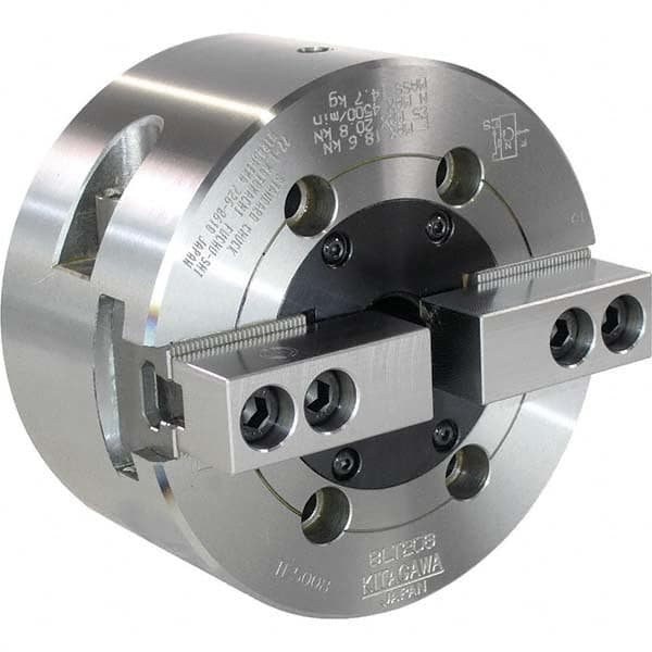 Kitagawa - Power Lathe Chucks Chuck Diameter (Decimal Inch): 6.0000 Number of Jaws: 2 - Exact Tool & Supply