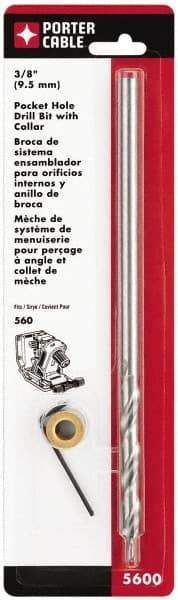 Porter-Cable - Power Planer & Joiner Accessories Accessory Type: Pocket Hole Drill Bit For Use With: QUIKJIG - Exact Tool & Supply