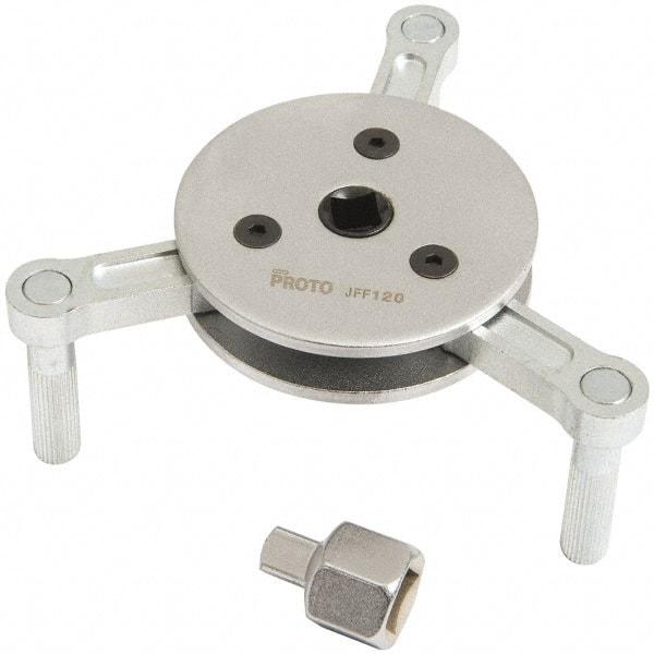 Proto - 3-1/8 to 4-3/4" Diam, Self Gripping Oil Filter Wrench - Steel, For Use with Filter Sizes of 3-1/8" to 4-3/4" (80mm to 120mm) - Exact Tool & Supply