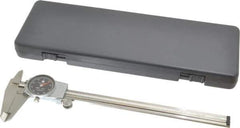 TESA Brown & Sharpe - 0" to 8" Range, 0.001" Graduation, 0.1" per Revolution, Dial Caliper - Black Face, 1.9" Jaw Length - Exact Tool & Supply