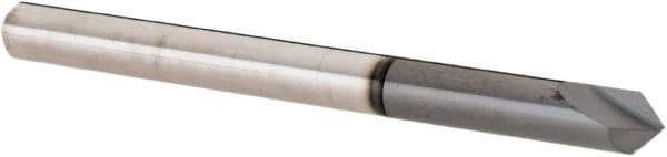 Value Collection - 1/8" Shank Diam, 2" OAL, 1/8" Cut Diam, Engraving Cutter - 0.06" LOC, Uncoated - Exact Tool & Supply