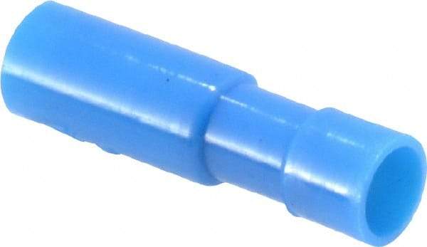 3M - 16 to 14 AWG Crimp Bullet Connector - Blue Nylon Insulation - Exact Tool & Supply