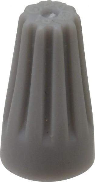 3M - 3, 22 to 2, 16 AWG, 300 Volt, Fire Resistant, Standard Twist on Wire Connector - Gray, 221°F - Exact Tool & Supply