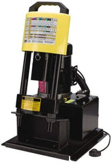 Parker - 3/16 to 1-1/4" Cut Diam, 30 Ton Bench Mount Hose Crimper - 8 sec Cycle, 19" Wide x 27-1/2" High x 23" Deep - Exact Tool & Supply