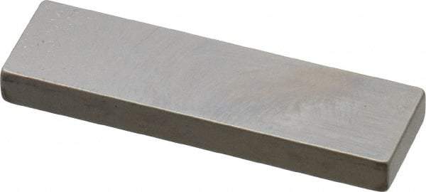 Mitutoyo - 0.118" Rectangular Steel Gage Block - Accuracy Grade 0, Includes Certificate of Inspection - Exact Tool & Supply