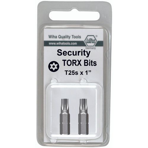 Security Torx Insert Bit On 5/16″ Hex Drive T40s × 35mm (2 Bit Pack) - Exact Tool & Supply