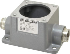 Hubbell Killark - 30 Amp, 3/4 Inch Hub Size, Metallic Pin and Sleeve Back Box - 250 VDC, 600 VAC - Exact Tool & Supply