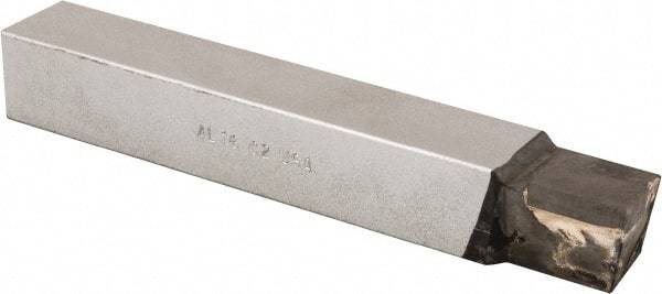 Made in USA - 1 x 1" Shank, Square Shoulder Turning Single Point Tool Bit - AL-16, Grade C2 - Exact Tool & Supply