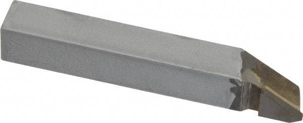 Made in USA - 3/8 x 3/8" Shank, Offset Threading Single Point Tool Bit - EL-6, Grade C2 - Exact Tool & Supply