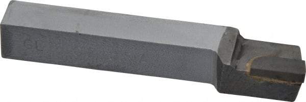 Made in USA - 1/2 x 1/2" Shank, Offset Side Cutting Single Point Tool Bit - GL-8, Grade C2 - Exact Tool & Supply