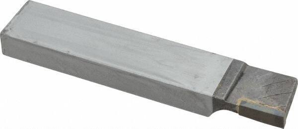 Made in USA - 1 x 1/2" Shank, Cutoff & Grooving Single Point Tool Bit - CT-121(444), Grade C2 - Exact Tool & Supply