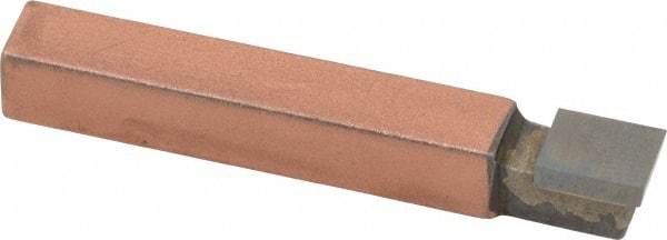 Made in USA - 5/16 x 5/16" Shank, Square Nose Single Point Tool Bit - C-5, Grade C5 - Exact Tool & Supply
