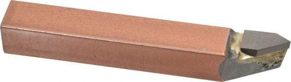 Made in USA - 1/2 x 1/2" Shank, Offset Threading Single Point Tool Bit - ER-8, Grade C5 - Exact Tool & Supply