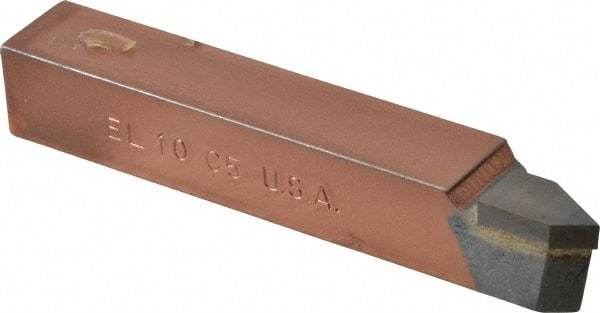 Made in USA - 5/8 x 5/8" Shank, Offset Threading Single Point Tool Bit - EL-10, Grade C5 - Exact Tool & Supply