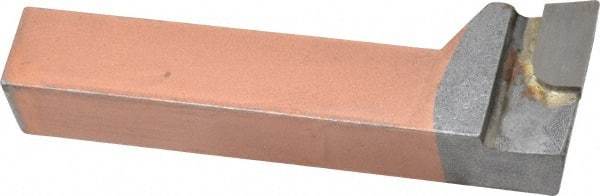 Made in USA - 3/4 x 3/4" Shank, Offset End Cutting Single Point Tool Bit - FR-12, Grade C5 - Exact Tool & Supply