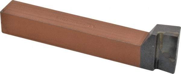 Made in USA - 1 x 1" Shank, Offset End Cutting Single Point Tool Bit - FR-16, Grade C5 - Exact Tool & Supply