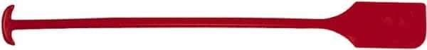 Remco - Red Polypropylene Mixing Paddle without Holes - 52" Overall Length - Exact Tool & Supply