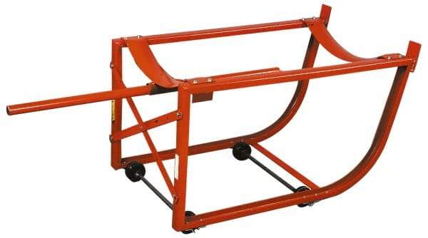 Value Collection - 600 Lb Load Capacity, Tilting Drum Cradle - 19-1/2" Wide x 21" High - Exact Tool & Supply