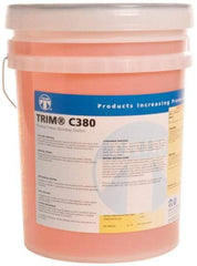 Master Fluid Solutions - Trim C380, 5 Gal Pail Grinding Fluid - Synthetic, For Machining - Exact Tool & Supply