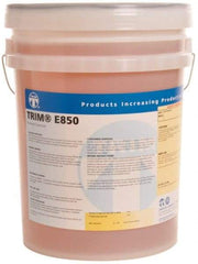 Master Fluid Solutions - Trim E850, 5 Gal Pail Cutting & Grinding Fluid - Water Soluble, For Cutting, Grinding - Exact Tool & Supply