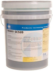 Master Fluid Solutions - Trim SC520, 5 Gal Pail Cutting & Grinding Fluid - Semisynthetic, For CNC Turning, Drilling, Milling, Sawing - Exact Tool & Supply