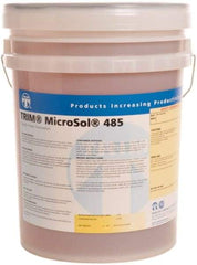 Master Fluid Solutions - Trim MicroSol 485, 5 Gal Pail Cutting & Grinding Fluid - Semisynthetic, For Machining - Exact Tool & Supply