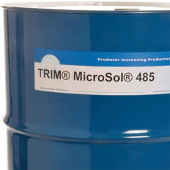 Master Fluid Solutions - Trim MicroSol 485, 54 Gal Drum Cutting & Grinding Fluid - Semisynthetic, For Machining - Exact Tool & Supply