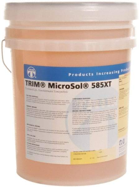 Master Fluid Solutions - 1 Gal & 5 Gal Bottle/Pail Cutting Fluid - Semisynthetic - Exact Tool & Supply