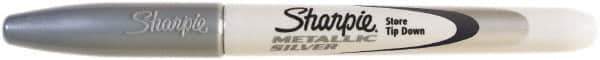 Sharpie - Metallic Silver Permanent Marker - Fine Tip - Exact Tool & Supply