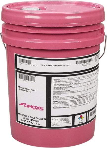 Cimcool - 5 Gal Pail Cutting & Grinding Fluid - Semisynthetic - Exact Tool & Supply