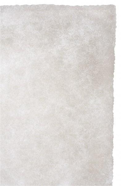 Made in USA - 15' Long x 12" Wide x 1/2" Thick Polyester Media Air Filter Media Roll - MERV 4, 78% Arrestance Efficiency, 500 FPM Max Air Flow, 0.08" wpg Init Resist, 1" wpg Final Resist, 30% Particle Capture Efficiency, Use with Cambridge - Exact Tool & Supply