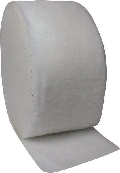 Made in USA - 135' Long x 20" Wide x 1/2" Thick Polyester Media Air Filter Media Roll - MERV 4, 78% Arrestance Efficiency, 500 FPM Max Air Flow, 0.08" wpg Init Resist, 1" wpg Final Resist, 30% Particle Capture Efficiency, Use with Continental - Exact Tool & Supply
