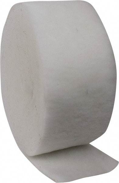 Made in USA - 90' Long x 16" Wide x 1" Thick Polyester Media Air Filter Media Roll - MERV 5, 85% Arrestance Efficiency, 500 FPM Max Air Flow, 0.14" wpg Init Resist, 1" wpg Final Resist, 30% Particle Capture Efficiency, Use with Any Unit - Exact Tool & Supply