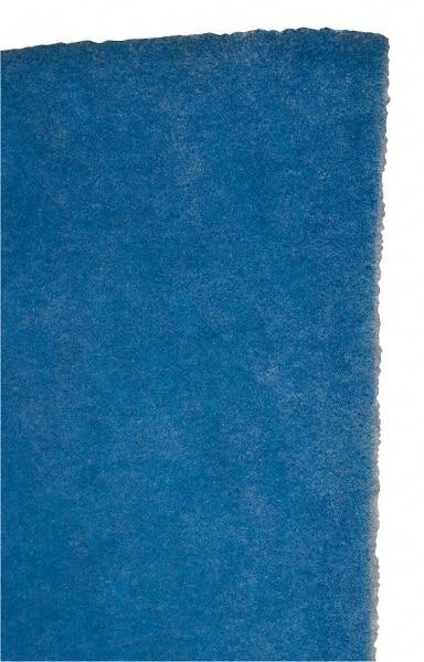 Made in USA - 15' Long x 25" Wide x 1/2" Thick Polyester Media Air Filter Media Roll - MERV 4, 80% Arrestance Efficiency, 500 FPM Max Air Flow, 0.1" wpg Init Resist, 1" wpg Final Resist, 30% Particle Capture Efficiency, Use with Any Unit - Exact Tool & Supply