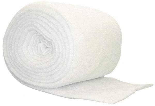 Made in USA - 20" High x 20" Wide x 5/8" Deep, Polyester Air Filter Paint Arrestor Media Pad - MERV 4, 417 CFM, 99.52% Capture Efficiency, 99.52 Arrestance Efficiency, 150 Max FPM, 175°F Max, Use with Paint Booth Overspray - Exact Tool & Supply
