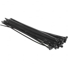 Thomas & Betts - 18" Long Black Nylon Cable Tie - Exact Tool & Supply