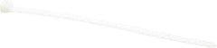 Thomas & Betts - 8" Long Natural (Color) Nylon Standard Cable Tie - 120 Lb Tensile Strength, 1.91mm Thick, 1-1/4" Max Bundle Diam - Exact Tool & Supply