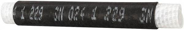 3M - 203mm Long, 2:1, EPDM Rubber Cold Shrink Electrical Tubing - Black - Exact Tool & Supply