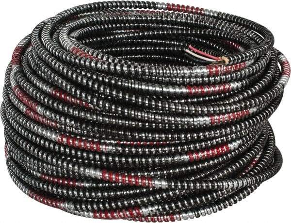 AFC CABLE - THHN, 14 AWG, 15 Amp, 250' Long, Solid Core, 3 Strand Building Wire - Black, Thermoplastic Insulation - Exact Tool & Supply