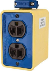 Conductix - Plastic Rectangle Outlet Box - 4-1/2" Overall Height x 2-1/2" Overall Width - Exact Tool & Supply