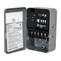 Intermatic - 7 Day Indoor Digital Electronic Timer Switch - 42 On/Off per wk, 240 VAC, 60 Hz, - Exact Tool & Supply