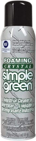 Simple Green - 20 oz Aerosol Cleaner/Degreaser - Aerosol, Biodegradable, Unscented - Exact Tool & Supply