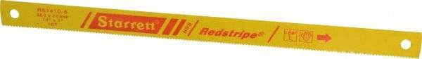 Starrett - 14" Long, 10 Teeth per Inch, High Speed Steel Power Hacksaw Blade - Toothed Edge, 1" Wide x 0.05" Thick - Exact Tool & Supply