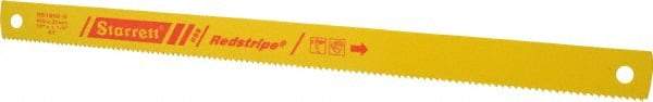 Starrett - 18" Long, 6 Teeth per Inch, High Speed Steel Power Hacksaw Blade - Toothed Edge, 1-1/4" Wide x 0.062" Thick - Exact Tool & Supply
