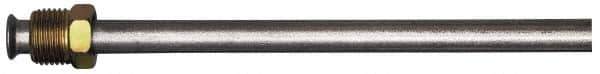 AGS Company - 5/16" OD x 60" Long, Automotive Brake Line - Steel with Galvanized Zinc Coating - Exact Tool & Supply
