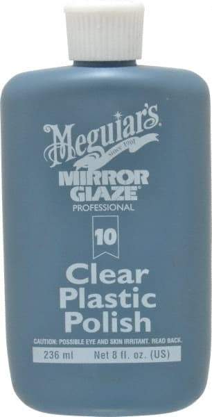 Mirror Glaze - Automotive Plastic Polish - 8 oz Bottle - Exact Tool & Supply